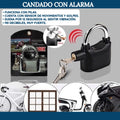CANDADO CON ALARMA